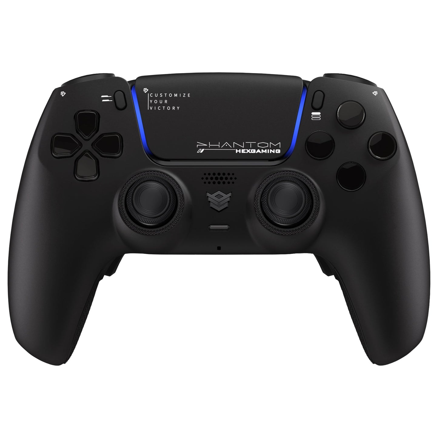 HEXGAMING PHANTOM Controller mit verstellbaren Triggern für PS5, PC, Mobile - Schwarz