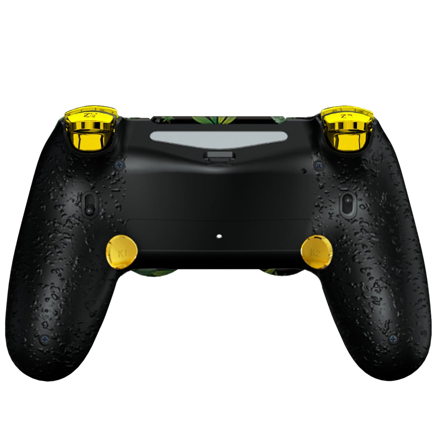 HEXGAMING NEW SPIKE Controller for PS4, PC, Mobile- Green Leaf Gold