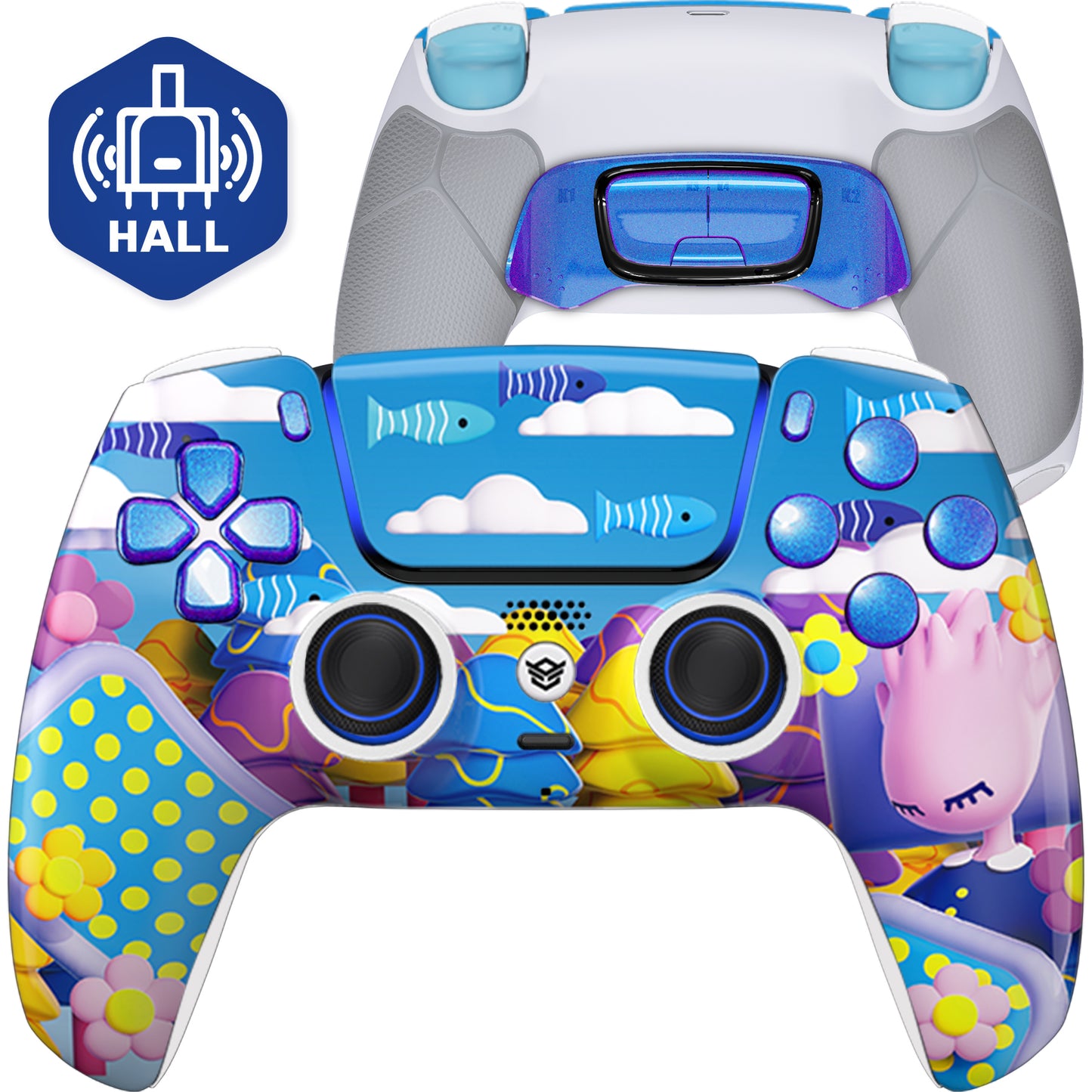 KOTA YAMAJI x GOOD DREAMS ULTIMATE PS5-Controller mit Hall-Effekt-Joysticks – kompatibel mit PC und Mobilgeräten