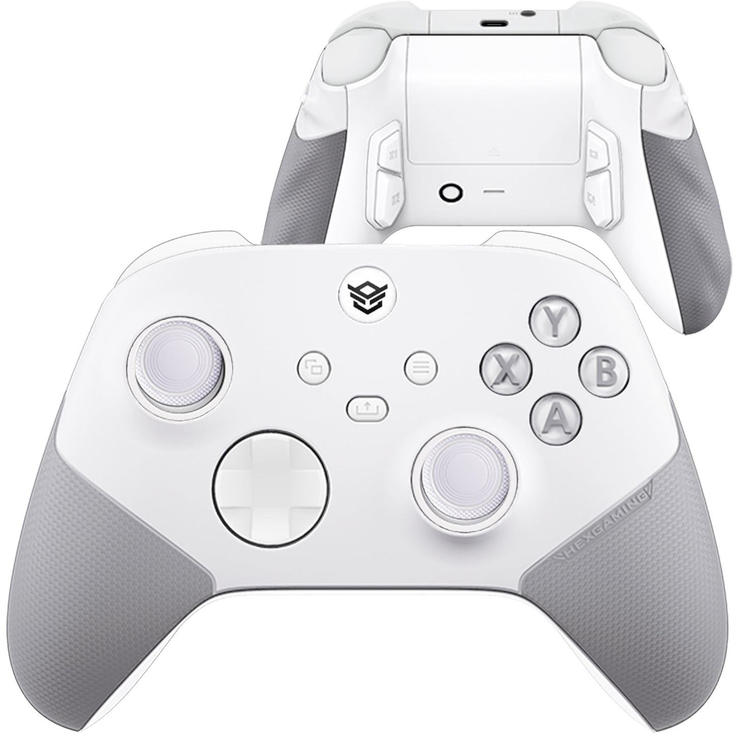 HEXGAMING ULTRA X Controller for XBOX, PC, Mobile - White ABXY LabeledHEXGAMING ULTRA X Controller for XBOX, PC, Mobile - White ABXY Labeled
