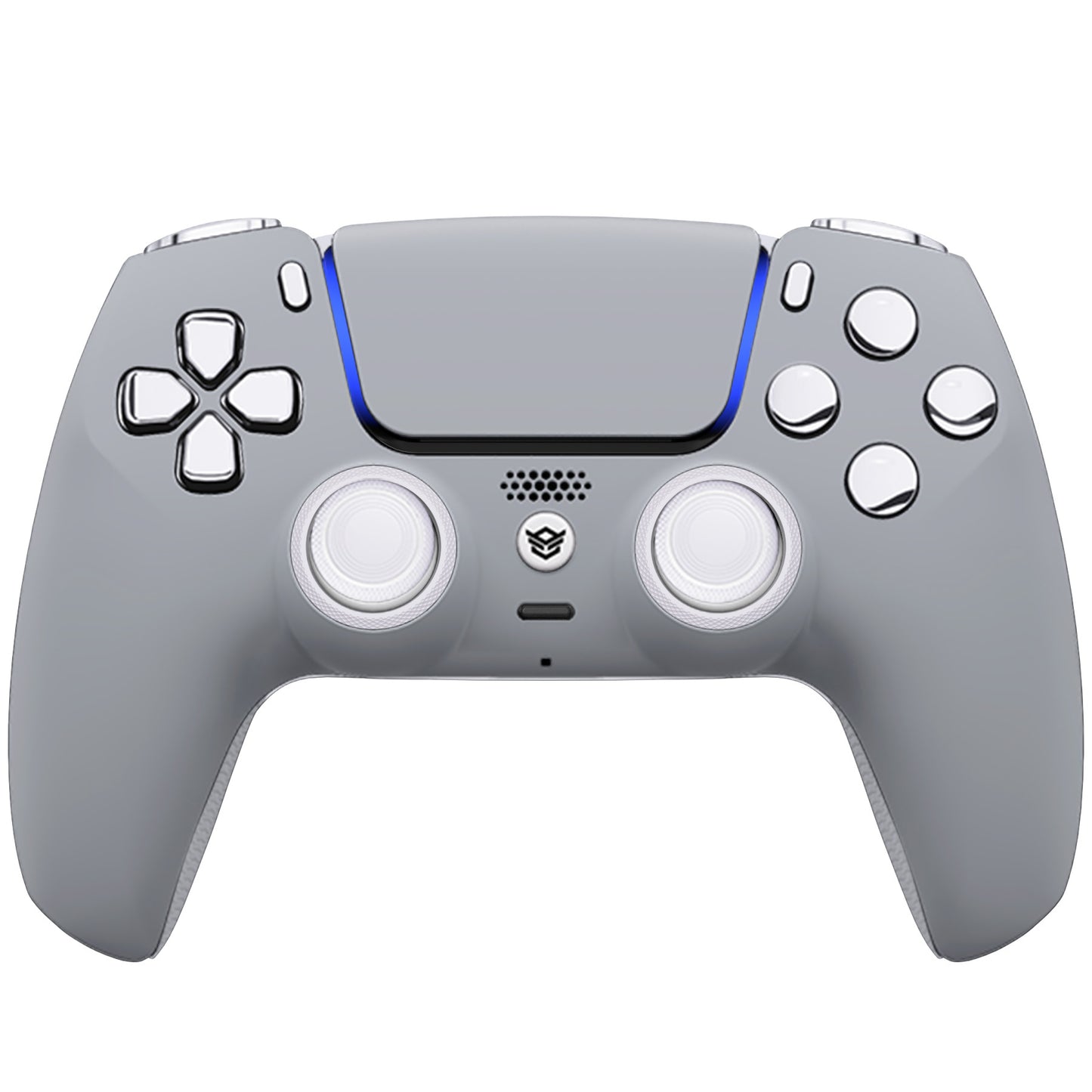 HEXGAMING ULTIMATE Controller mit Hall-Effekt-Joysticks für PS5, PC, Mobile - Neue Hoffnung Grau