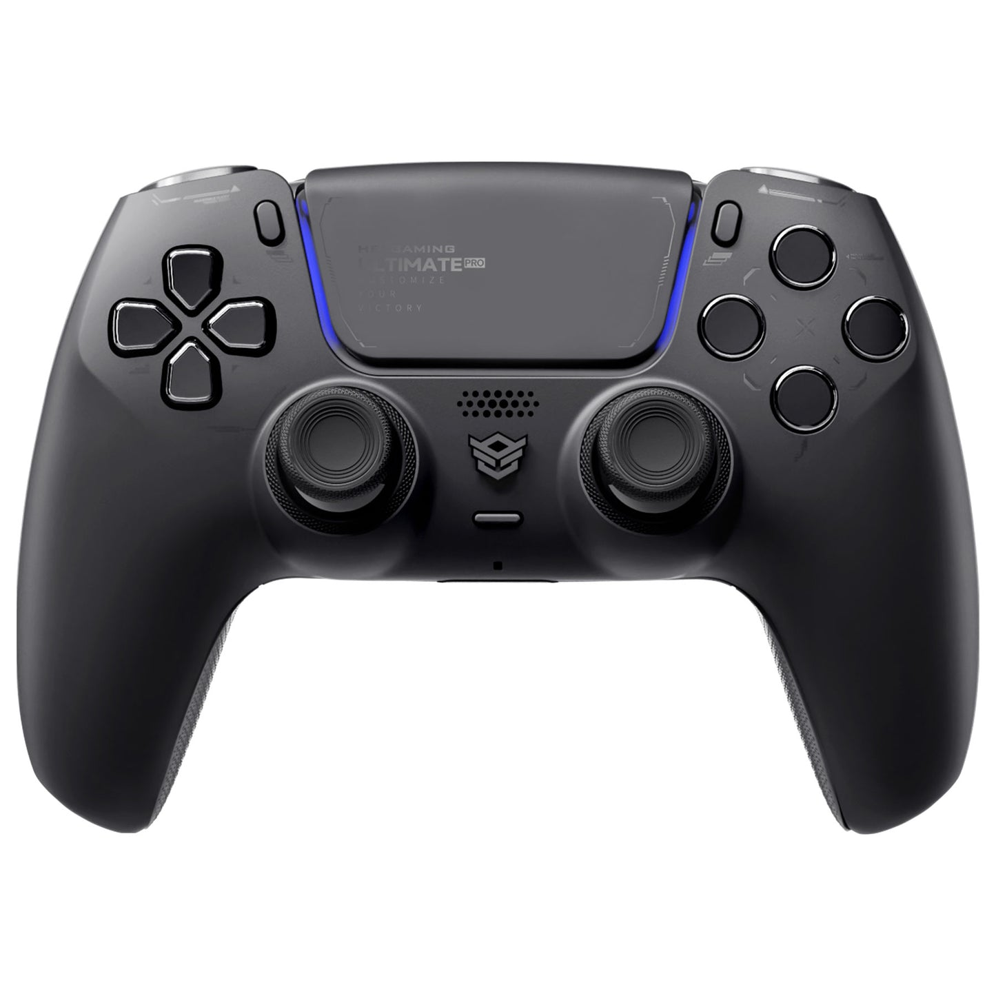 HEXGAMING ULTIMATE PRO Wireless Controller für ps5/PC/Handy, Elite Gamepad mit 4 Konfigurierte Rückpaddles & 6 Mapping Profie & Instant Triggers & 8 Swap Joysticks-Schwarz