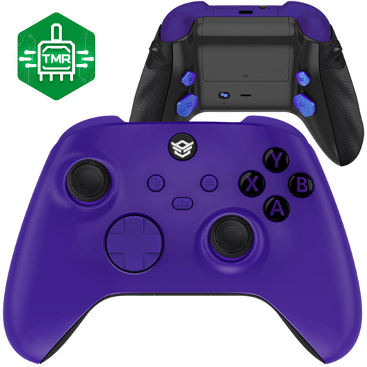 HEXGAMING ADVANCE Controller mit TMR-Joysticks und verstellbaren Triggern für XBOX, PC, Mobile - Lila