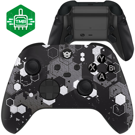 HEXGAMING ADVANCE Controller mit TMR-Joysticks und verstellbaren Triggern für XBOX, PC, Mobile - Hex-Tarnung GB