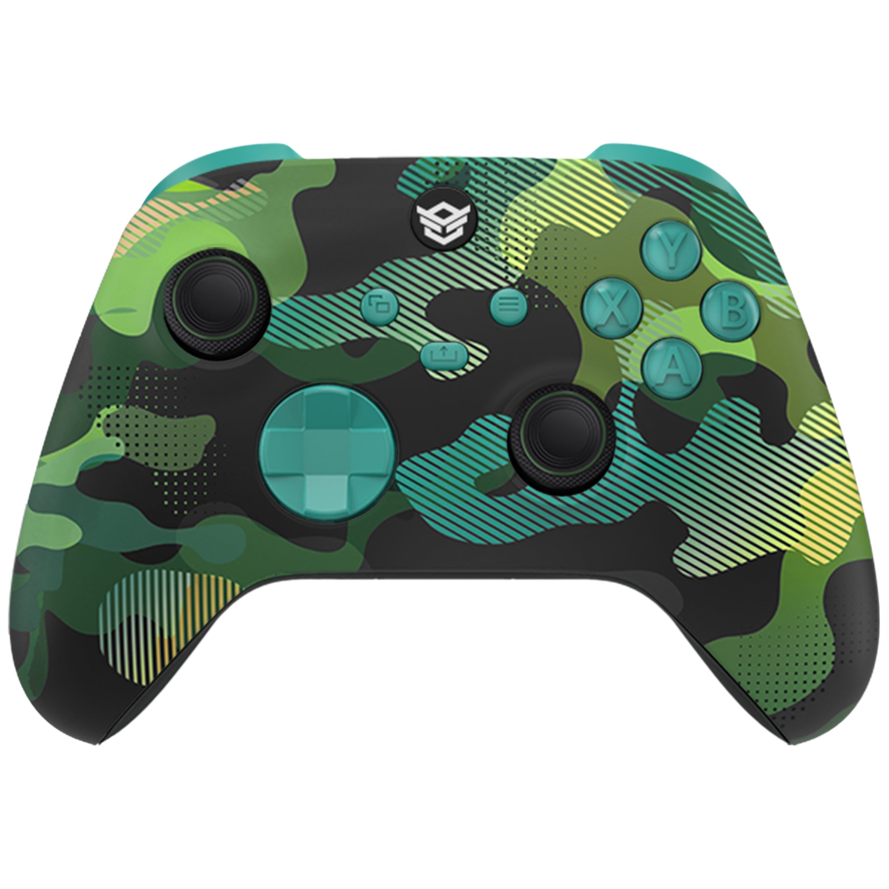 HEXGAMING ADVANCE Controller mit TMR-Joysticks und verstellbaren Triggern für XBOX, PC, Mobile - Monster-Tarnung GGY