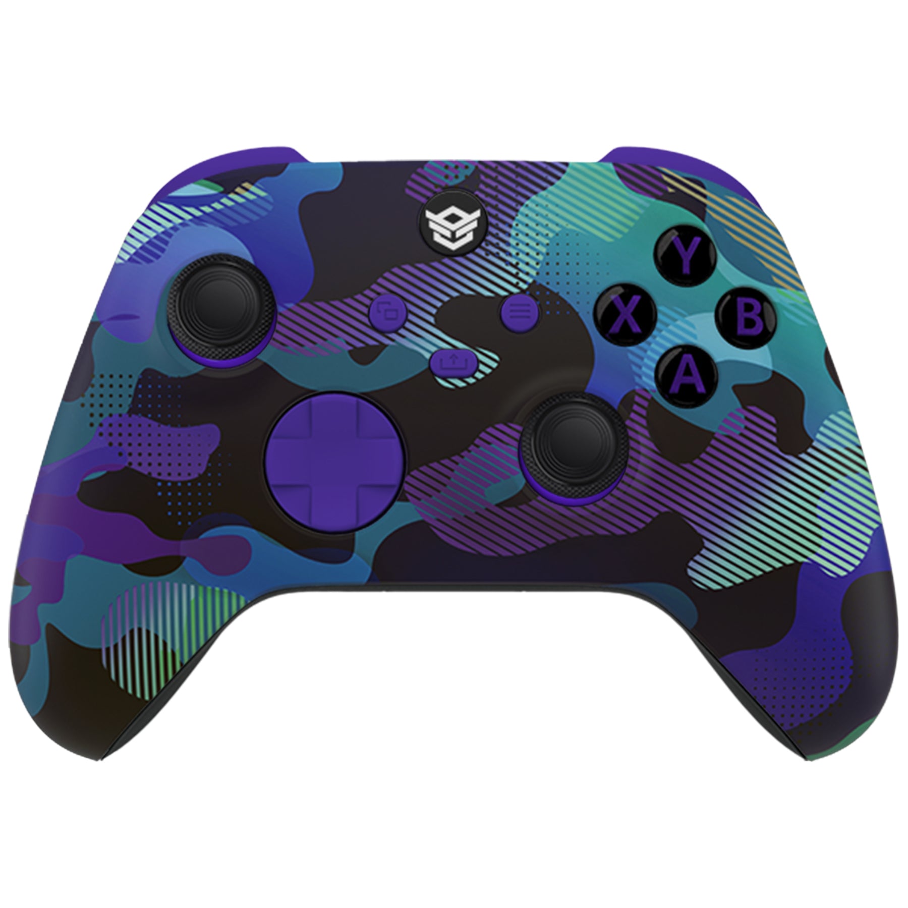 HEXGAMING ADVANCE Controller mit TMR-Joysticks und verstellbaren Triggern für XBOX, PC, Mobile - Monster-Tarnung BPG