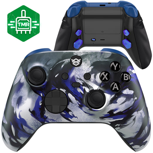 HEXGAMING ADVANCE Controller mit TMR-Joysticks und verstellbaren Triggern für XBOX, PC, Mobile - Schattenmagie