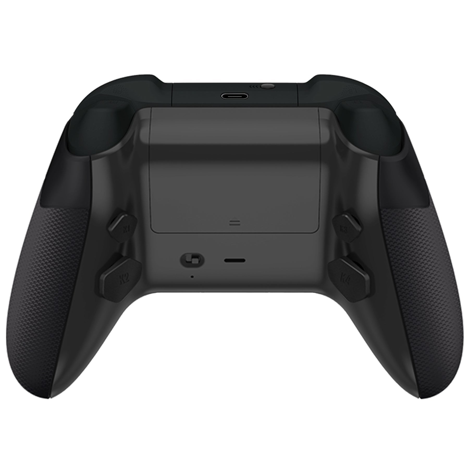 HEXGAMING ADVANCE Controller with FlashShot for XBOX, PC, Mobile - Black Golden Waves ABXY Labeled