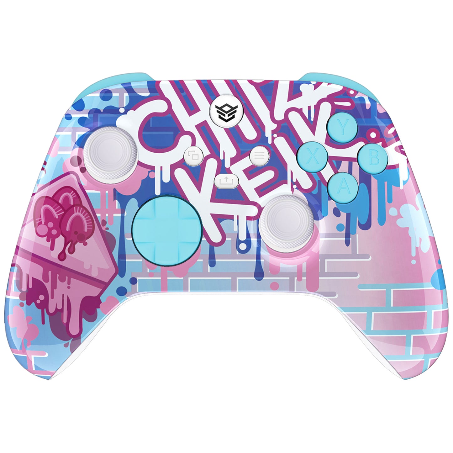 Cheesecake Graffiti Custom Art ADVANCE mit TMR-Joysticks, kompatibel mit Xbox Series X/S von Chiizkeik