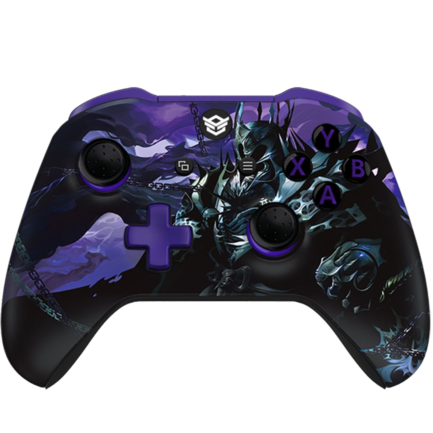 HEXGAMING BLADE Controller for XBOX, PC, Mobile- Chaos Knight ABXY Labeled