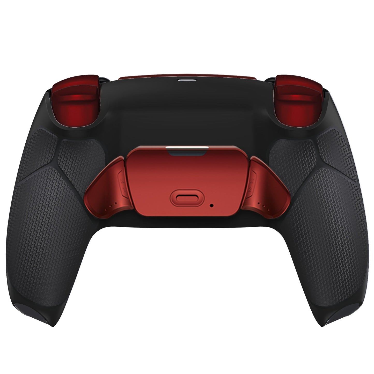 HEXGAMING RIVAL Controller with Hall Effect Joysticks for PS5, PC, Mobile - Black Scarlet Red