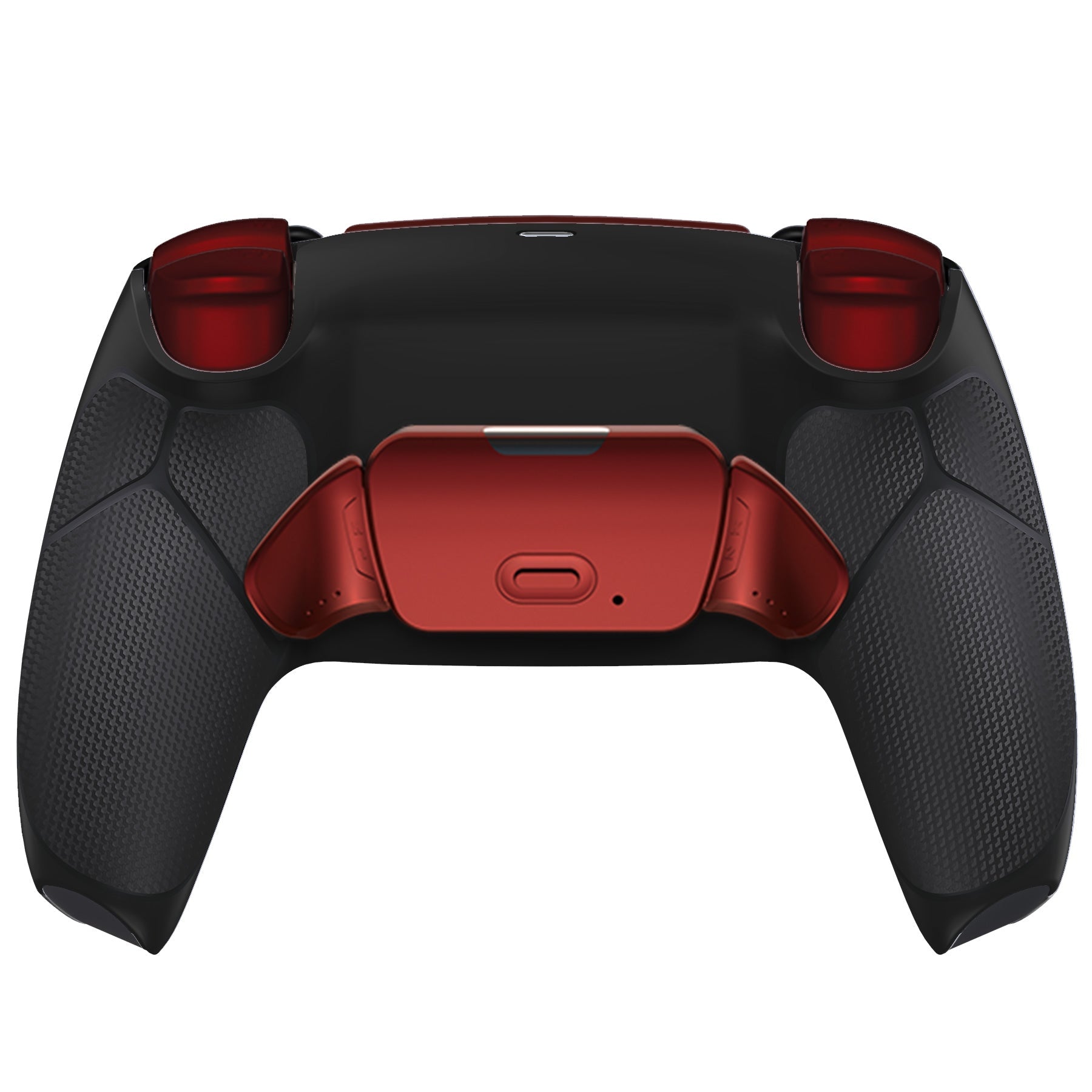 HEXGAMING RIVAL Controller with Hall Effect Joysticks for PS5, PC, Mobile - Black Scarlet Red