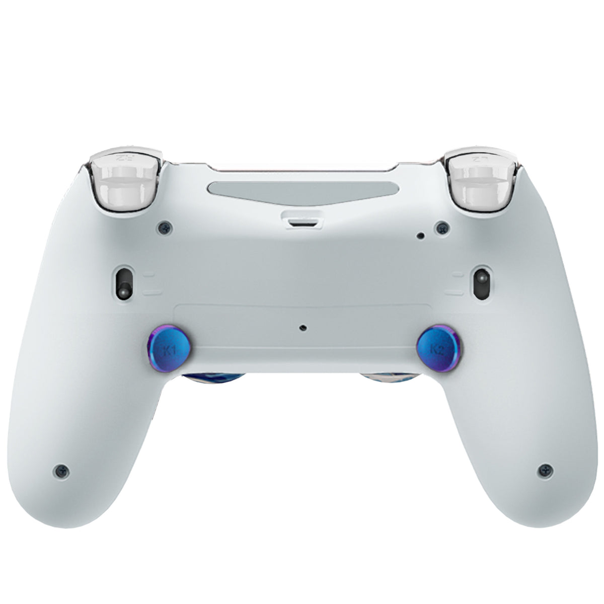 HEXGAMING NEW SPIKE Controller mit TMR-Joysticks für PS4, PC, Mobile- Weiße Welle