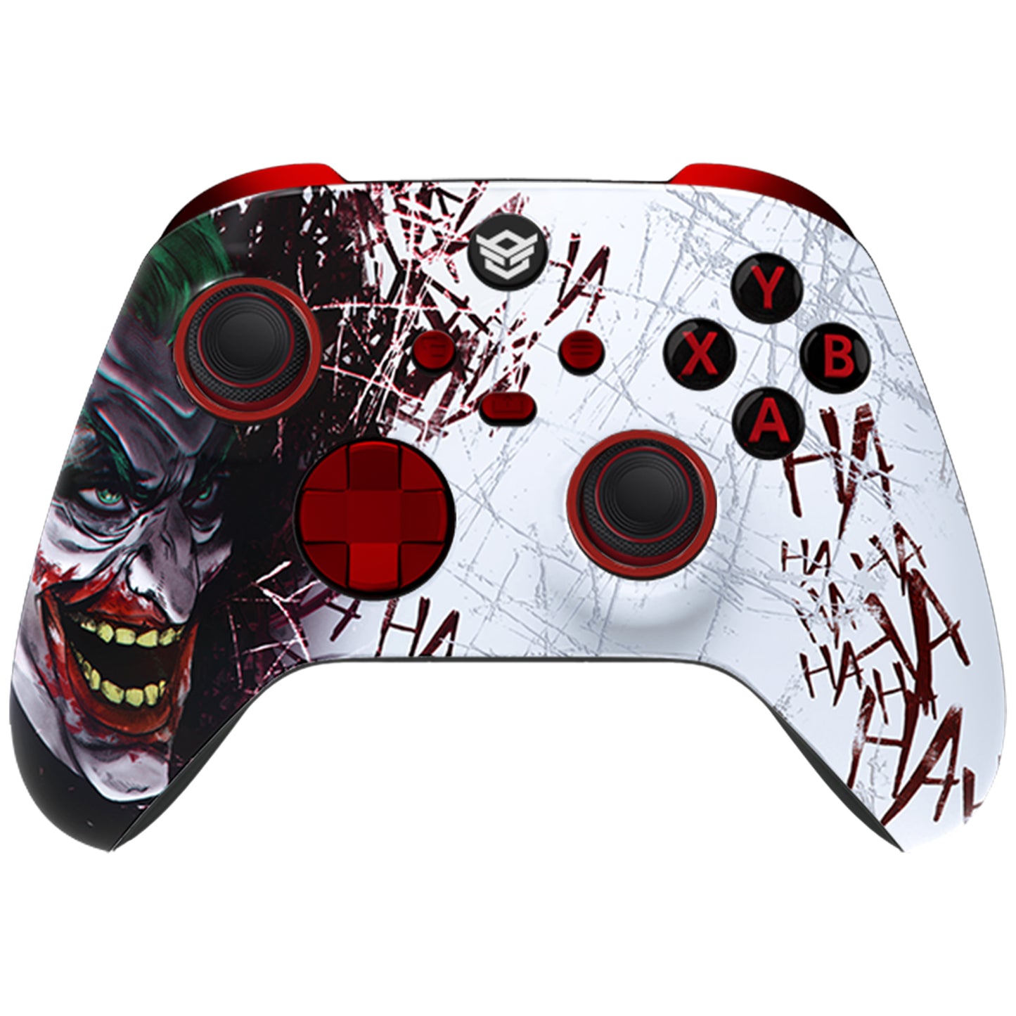 HEXGAMING ULTRA X Controller mit TMR-Joysticks für XBOX, PC, Mobile  - Clown Hahaha ABXY Beschriftet