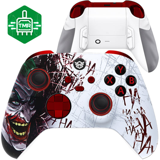 HEXGAMING ULTRA X Controller mit TMR-Joysticks für XBOX, PC, Mobile  - Clown Hahaha ABXY Beschriftet