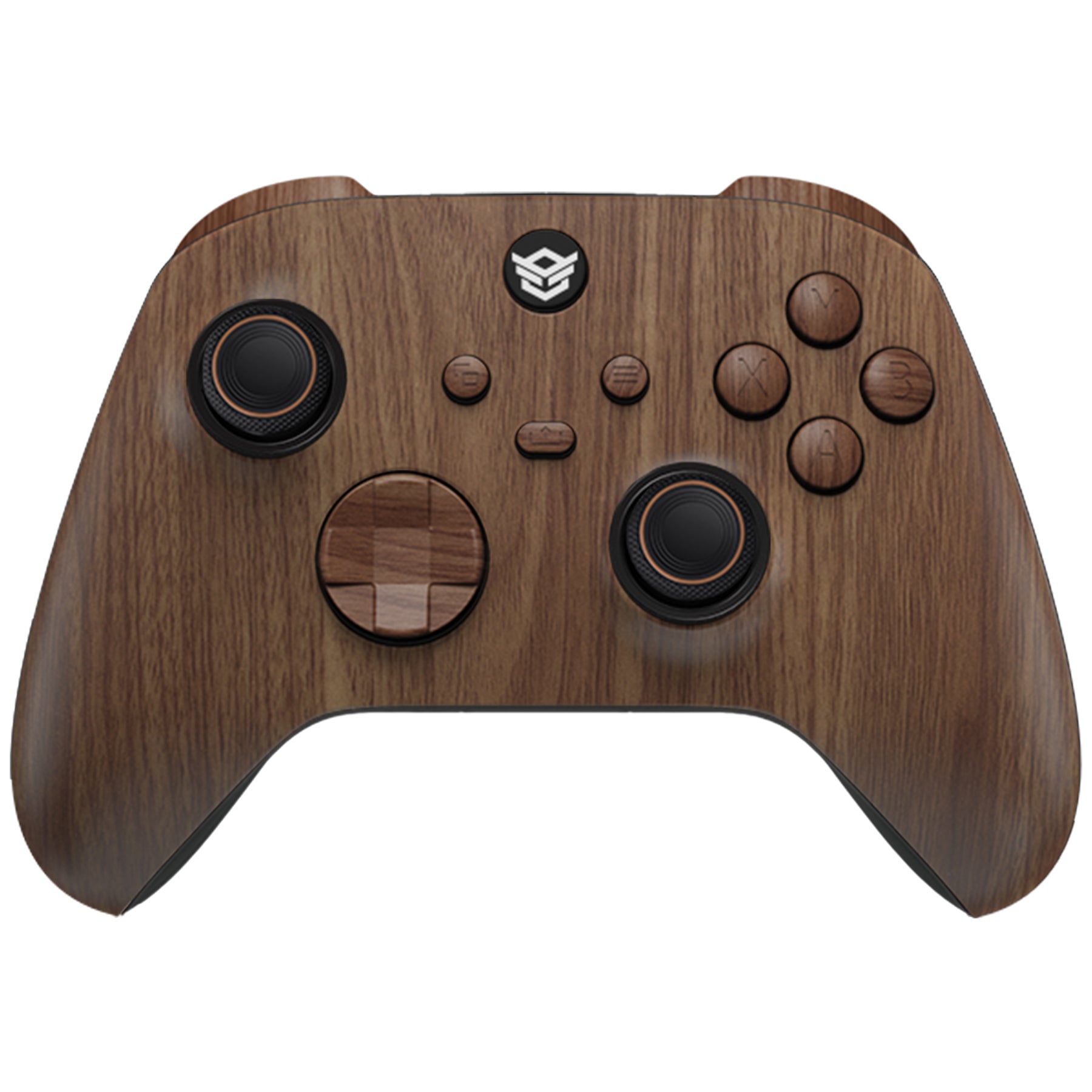 HEXGAMING ULTRA X Controller mit TMR-Joysticks für XBOX, PC, Mobile - Holzmaserung