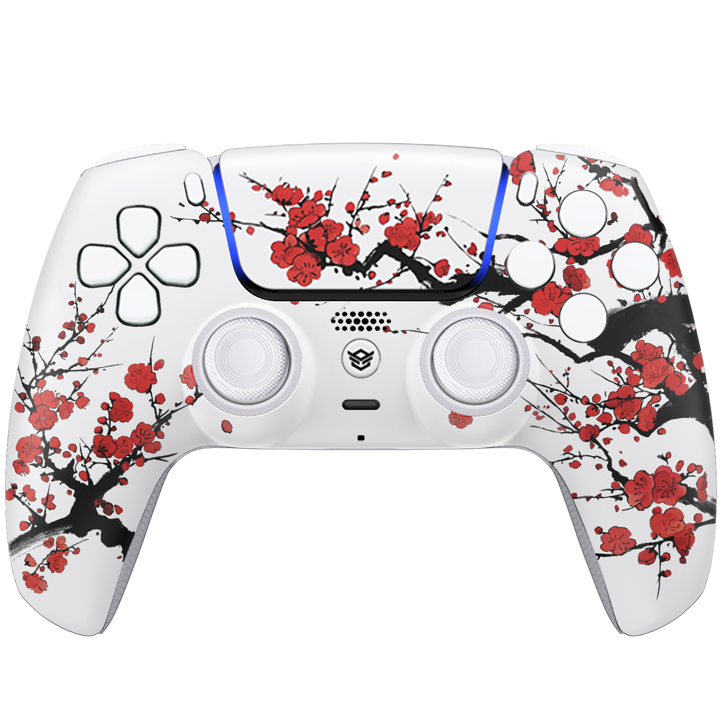 HEXGAMING ULTIMATE Controller mit Hall-Effekt-Joysticks für PS5, PC, Mobile - Winterblüte
