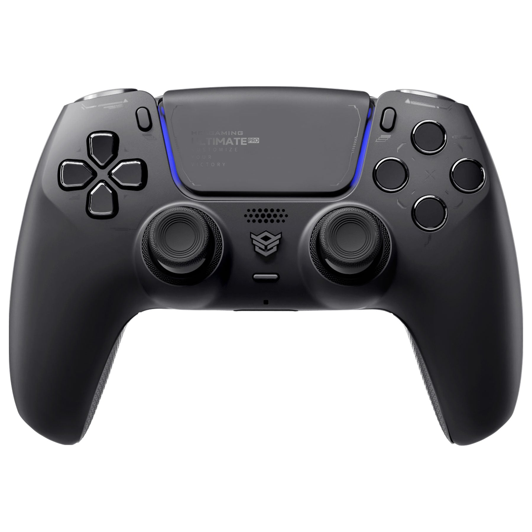HEXGAMING ULTIMATE PRO Wireless Controller für ps5/PC/Handy, Elite Gamepad mit 4 Konfigurierte Rückpaddles & 6 Mapping Profie & Instant Triggers & 8 Swap Joysticks-Schwarz