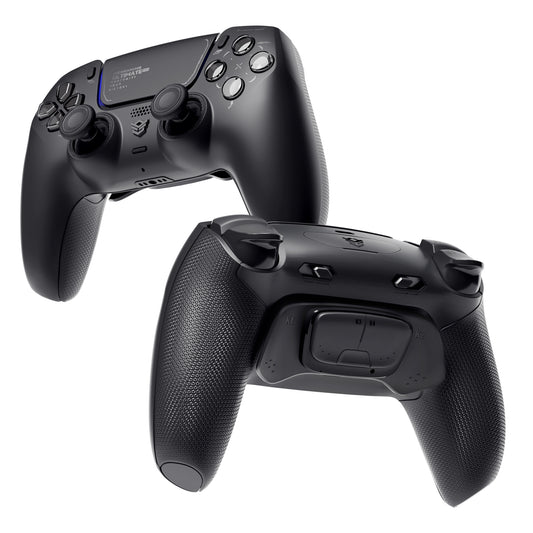 HEXGAMING ULTIMATE PRO Wireless Controller für ps5/PC/Handy, Elite Gamepad mit 4 Konfigurierte Rückpaddles & 6 Mapping Profie & Instant Triggers & 8 Swap Joysticks-Schwarz