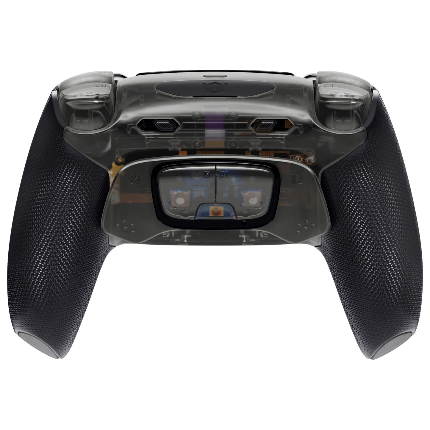 HEXGAMING ULTIMATE PRO Controller mit verstellbaren Triggern für PS5, PC, Mobile - Transparent Schwarz