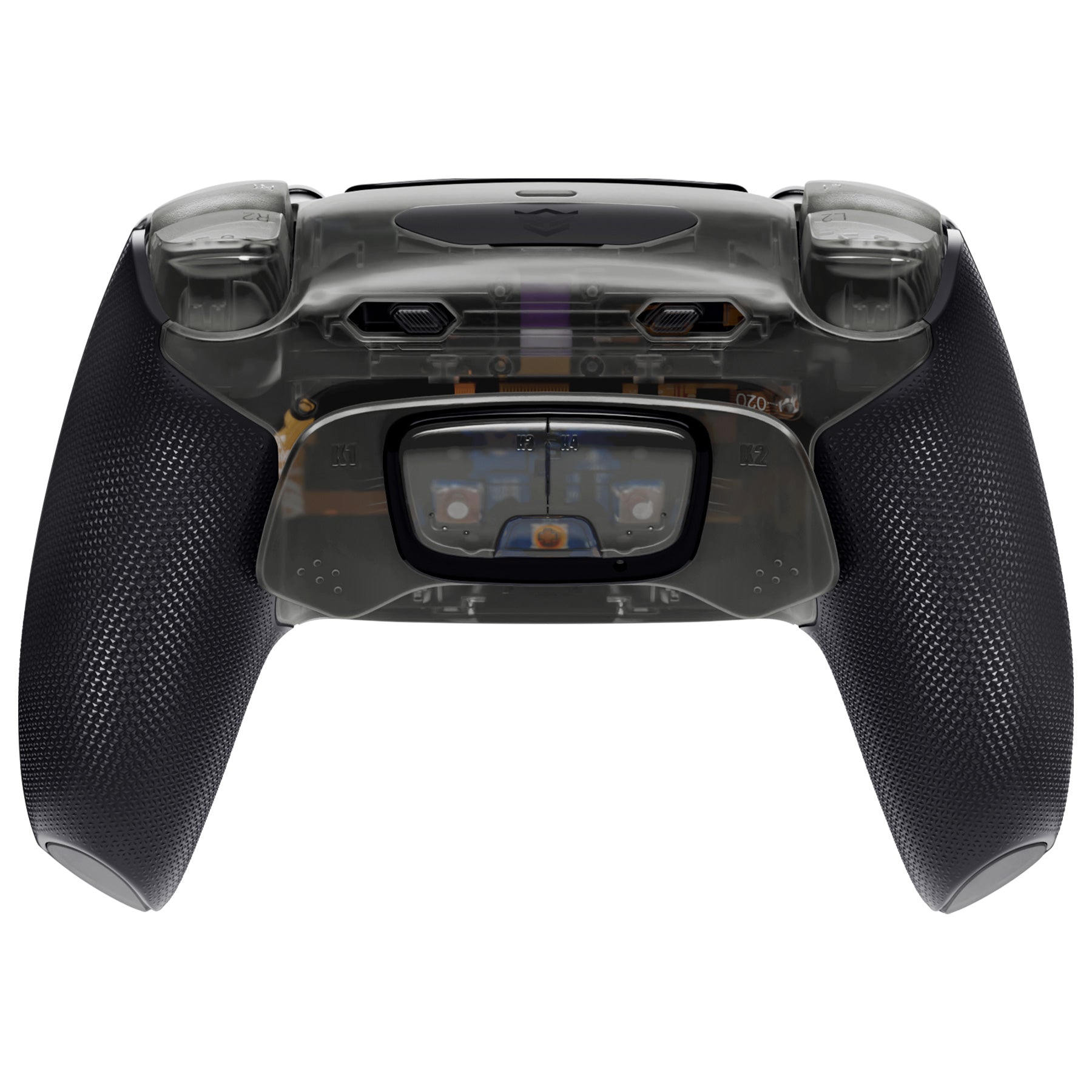 HEXGAMING ULTIMATE PRO Controller mit verstellbaren Triggern für PS5, PC, Mobile - Transparent Schwarz
