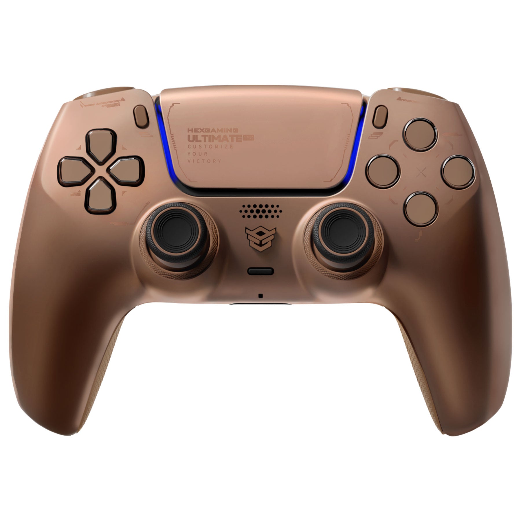 HEXGAMING ULTIMATE PRO Controller mit verstellbaren Triggern für PS5, PC, Mobile-Sternenstaub Mokka
